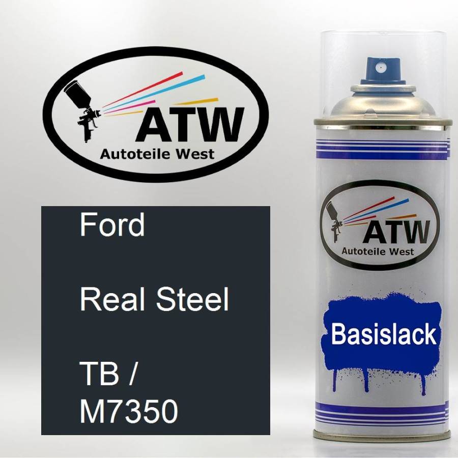 Ford, Real Steel, TB / M7350: 400ml Sprühdose, von ATW Autoteile West.